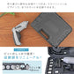 【ブラック】電動ドライバー セット 小型 47点セット USB 充電式 変形 ビットセット コードレス コンパクト 軽量 家庭用 2Way トライバードリル ドリルドライバー DIY ドリル ドライバー 大工 工具 六角レンチ 工具セット 女性