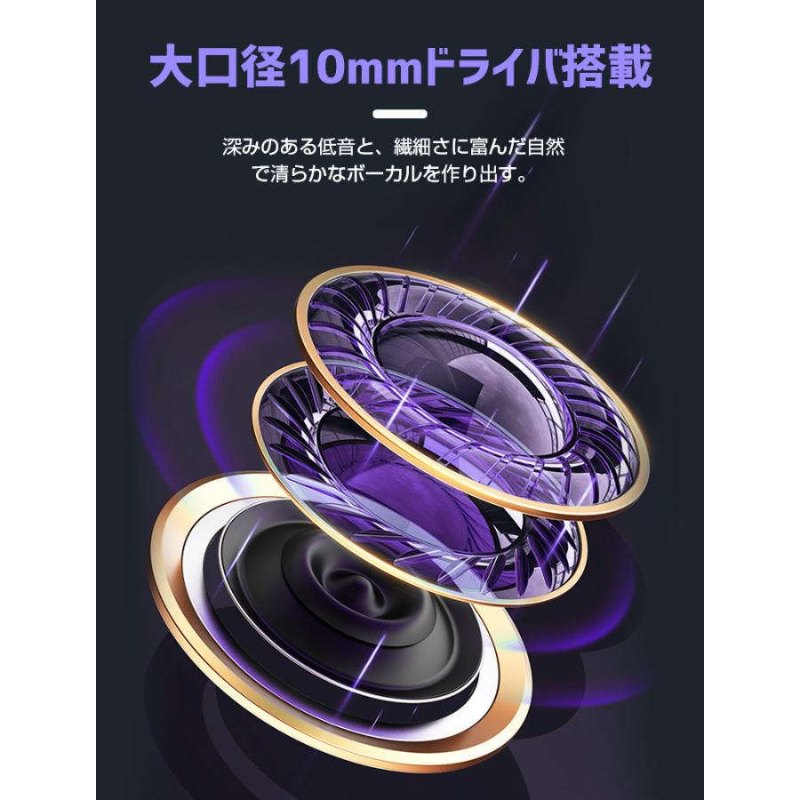 Bluetooth5.3 ワイヤレスイヤホン 長時間航続 Hi-Fi高音質ブルートゥースヘッドホン ヘッドセット 瞬間接続 タッチ操作 HiFi高音質 両耳通話 自動ペア 残電表示 s094E(ブルー)