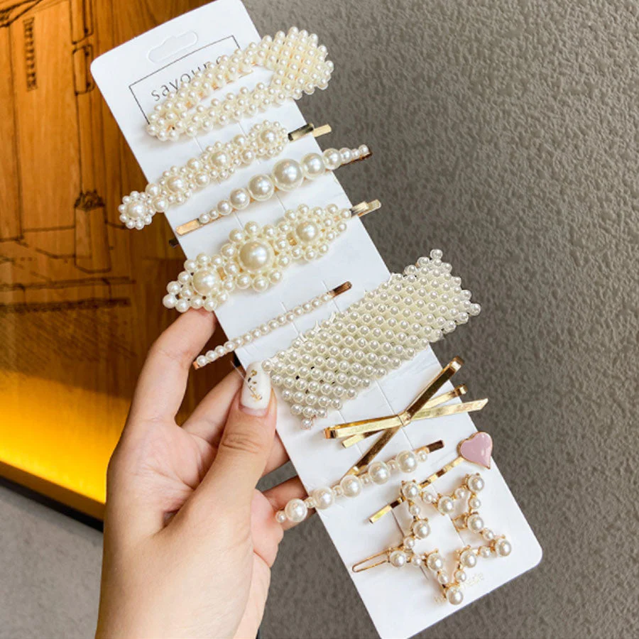 ヘアピン 10本セット パール ヘアクリップ スリーピン パールヘアピン ヘアアクセサリー 前髪 髪留め 髪飾り 結婚式 卒業式 入学式 パーティ レディース 可愛い おしゃれ
