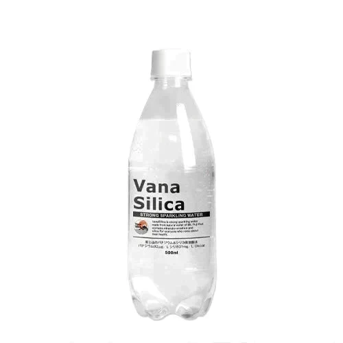 【 1ケース 】 富士山のバナジウム＆シリカ 強炭酸水 VanaSilica（バナシリカ） 500ml 24本 プレーン【ご新規さん限定商品】