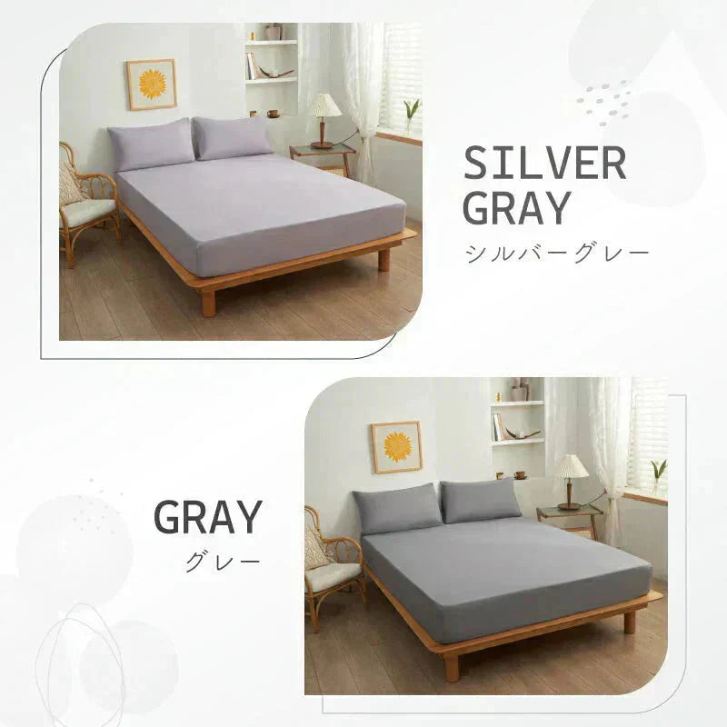 【ボックスシーツ福袋　色お任せ/2点セット/160×200cm】ボックスシーツ シングル ダブル セミダブル クイーン マットレスカバー ピーチスキン加工 抗菌 速乾 通気性 防ダニ 高級感 安眠 快眠 北欧 無地 ポリエステル