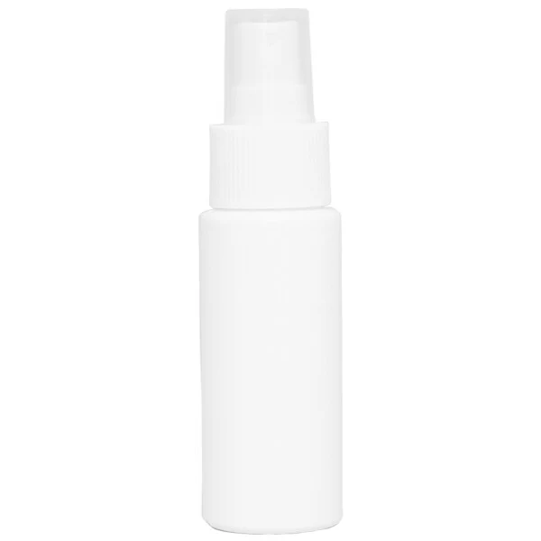 スプレーボトル 50ml PE ストレートボトル [ ボトル：ホワイト ／ スプレー：ホワイト ]
