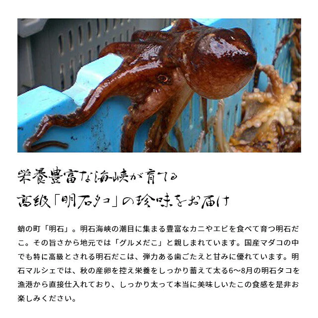 天然明石ダコ 絶品珍味食べ比べセット（わさび、柚子、だしわさび）