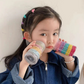 (ブラウン)ヘアゴム キッズ 子供用 100個入りセット   シンプル 上品 ヘアアクセサリー 細いリングゴム　　髪留め 髪ゴム 赤ちゃん 子供 こども ゴム リング 髪止め