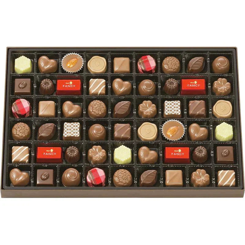 【訳あり 在庫品売り尽し】 メリーチョコレート 54個入り ファンシー FC-N 限定数 特価 在庫処分 メール便配送
