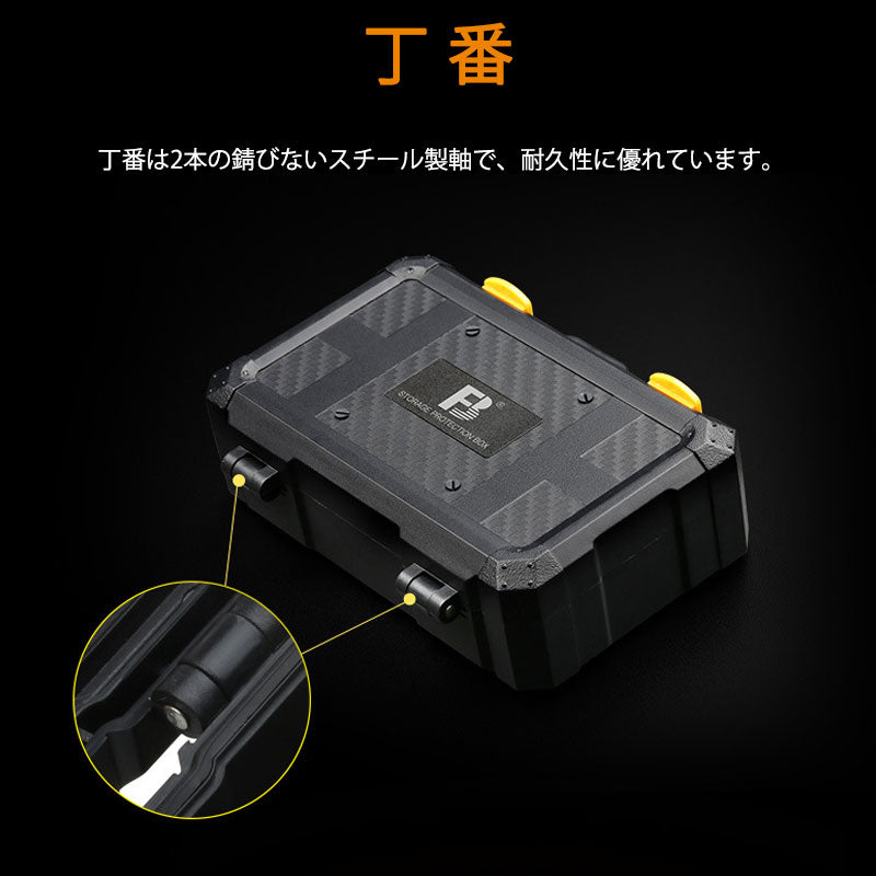 メモリカード収納ケース カメラバッテリー2個 TF9枚 SDカード5枚 CFカード2枚またはXQDカード2枚収納できる ポータブル ケース コンパクト 大容量