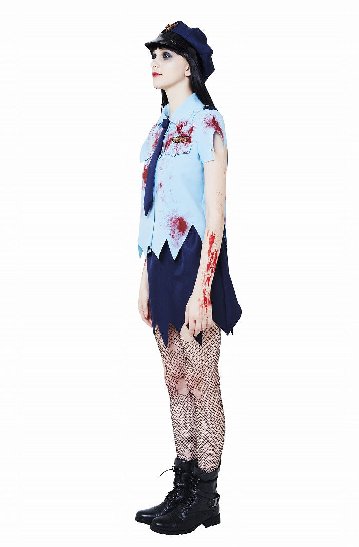 ブラッディーポリス レディース コスプレ 衣装 ハロウィン レディース(代引不可)【送料無料】