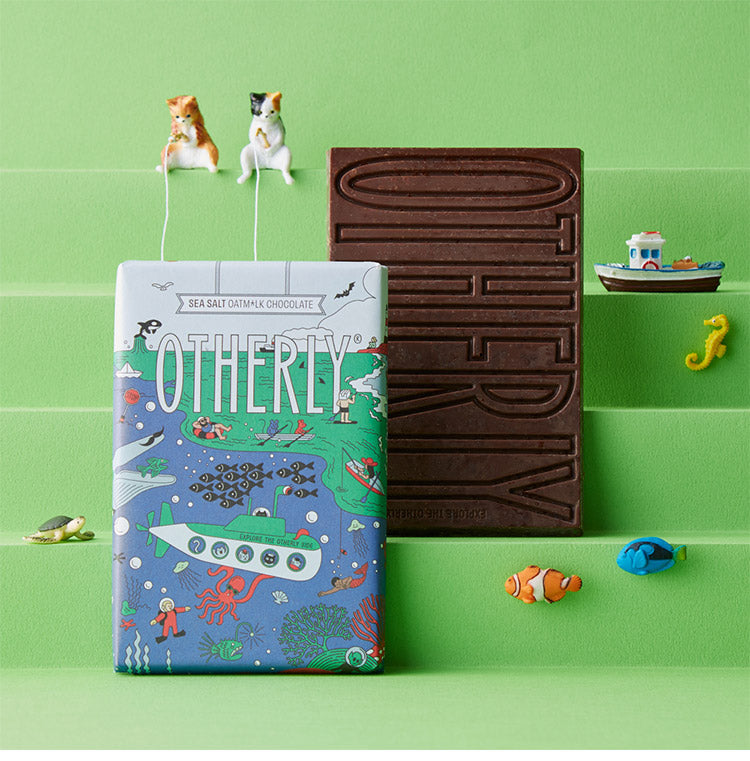 (シーソルト)OTHERLY オザーリー オーツミルクチョコレート ビーガン ヴィーガン バレンタイン ホワイトデー 板チョコ お菓子 おしゃれ【メール便配送】