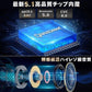 骨伝導 イヤホン Bluetooth 片耳掛け　ワイヤレス マイク付き ヘッドホン(w213D)グリーン