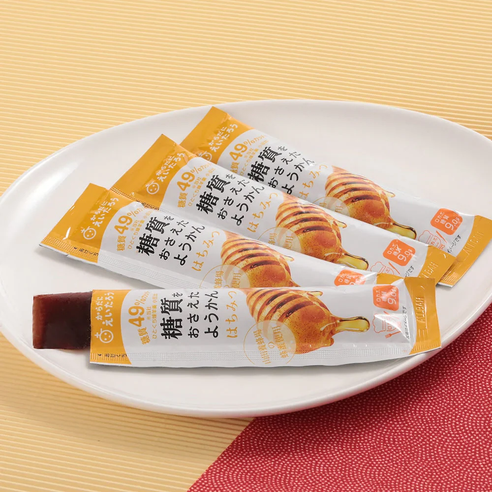 榮太樓總本鋪 糖質をおさえたようかん 3種（こし餡・黒糖・はちみつ）27g×各10本（計30本）