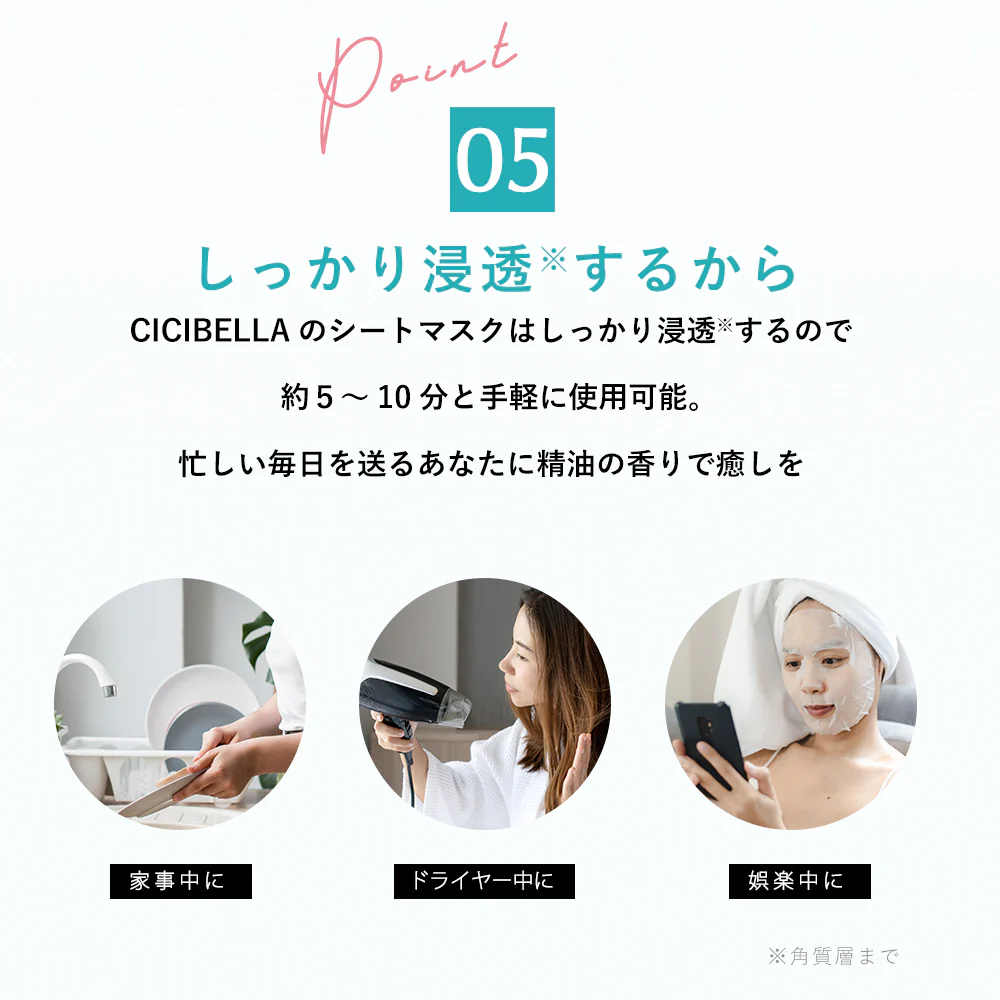 【特別セール】 30枚入り 皮脂・肌荒れタイプ シートマスク パック 夜用 顔パック 女性用 人気 オールインワン フェイスマスク フェイスパック 日本製 マスクパック スキンケア 美容マスク プラセンタエキス ビタミンC 超濃厚保湿 CICIBELLA 顔パック 美容液 夜の集中スキンケア