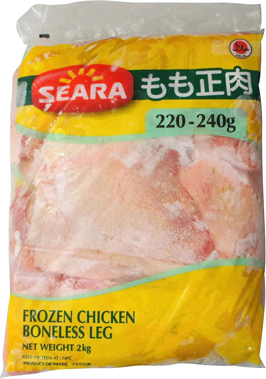 訳あり！若鶏モモ（ブラジル産）　10ｋｇセット（2ｋｇ×5ｐ）若鶏モモ 送料無料 鶏モモ　業務用 冷凍 訳あり　鶏　もも肉 お取り寄せ お取り寄せグルメ 北海道と沖縄を除き 【送料無料】