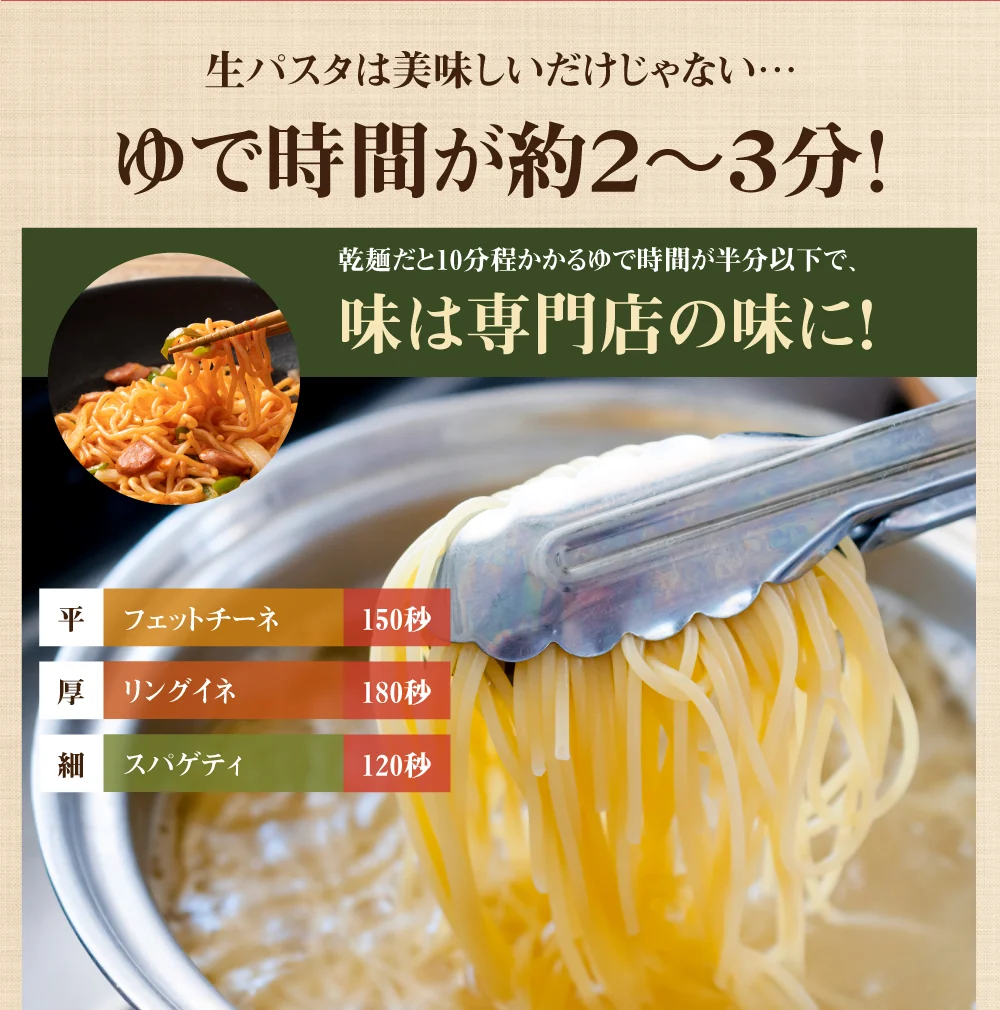 生パスタ50食 スパゲティ 【お買い得業務用商品】  生麺 スパゲッティ お得 時短 本格パスタ モチモチ食感 食品 グルメ 食べ物 プレゼント ギフト ギフトセット お歳暮 御歳暮 歳暮 宅配便