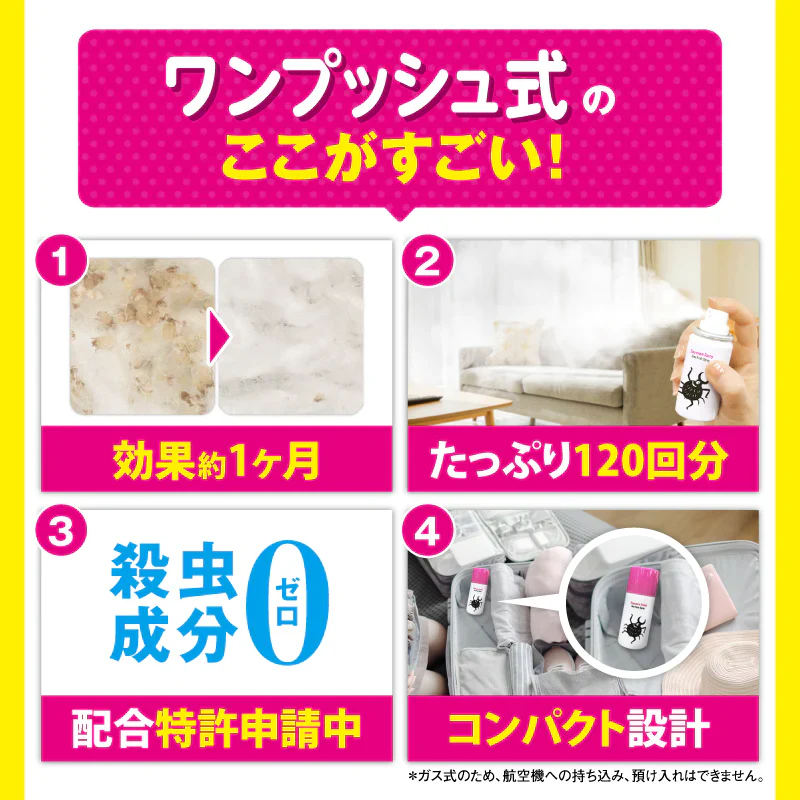 【さよならダニー シート＆スプレーワンプッシュ式】 公式 送料無料 日本製 ダニよけ スプレー ワンプッシュ 布団 ソファ 畳 旅行 ダニ除け ダニ退治 ダニ対策 ダニ駆除 ダニ ダニ取りシート ダニ捕りシート ヒョウヒダニ【大掃除】