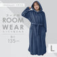 【Lサイズロング】【ネイビーブルー】着る毛布 ルームウェア フード付き M L 毛布 あったかグッズ ルームウェア 冬 もこもこ パジャマ レディース かわいい メンズ ロング ショート マタニティ ナイトウェア ブランケット 部屋着 おしゃれ 可愛い 秋冬