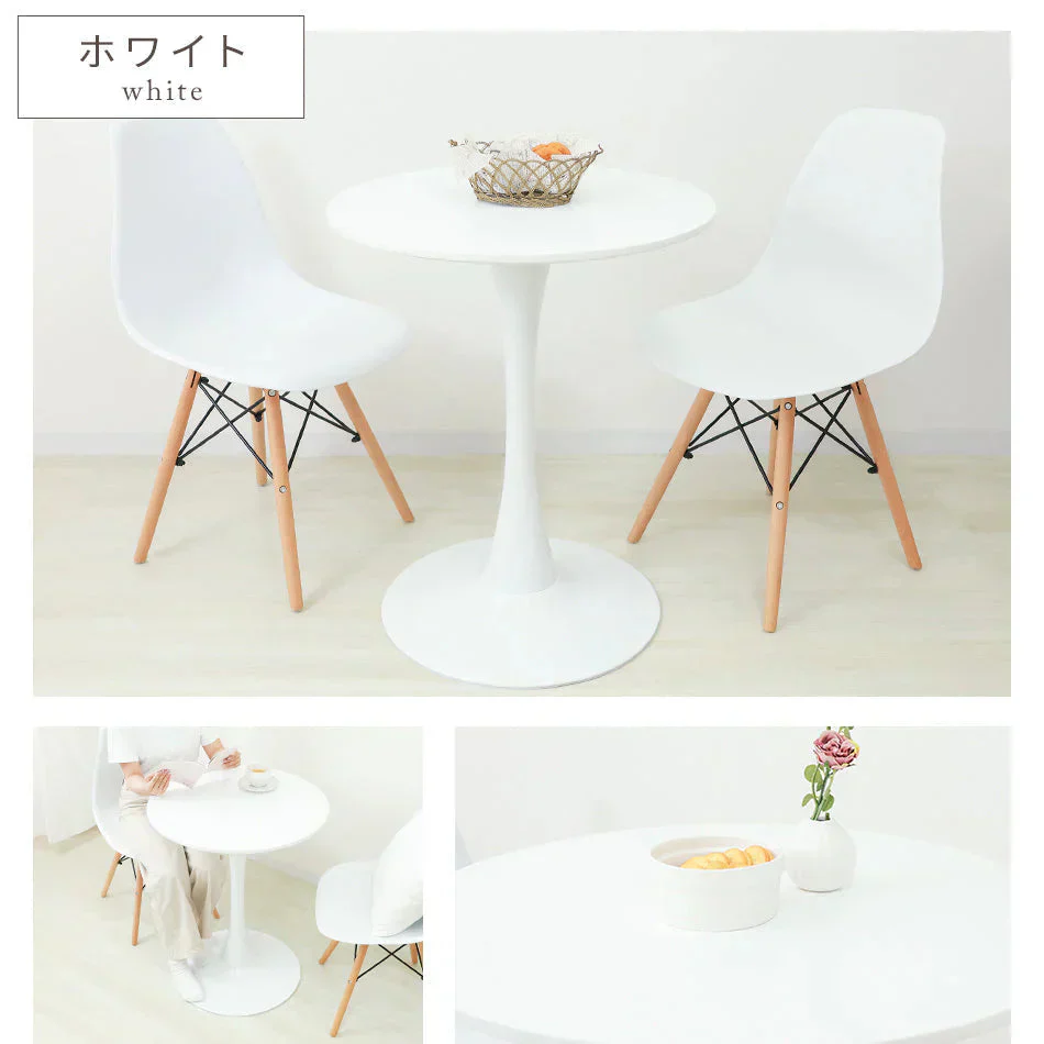 【60㎝】【マーブルホワイト】ダイニングテーブル カフェテーブル 丸 北欧 テーブル おしゃれ カフェ ダイニング テーブル 丸テーブル 円形 コーヒーテーブル 白 ホワイト ナチュラル マーブル 食卓テーブル デザイナーズ モダン リビング 家具 かわいい