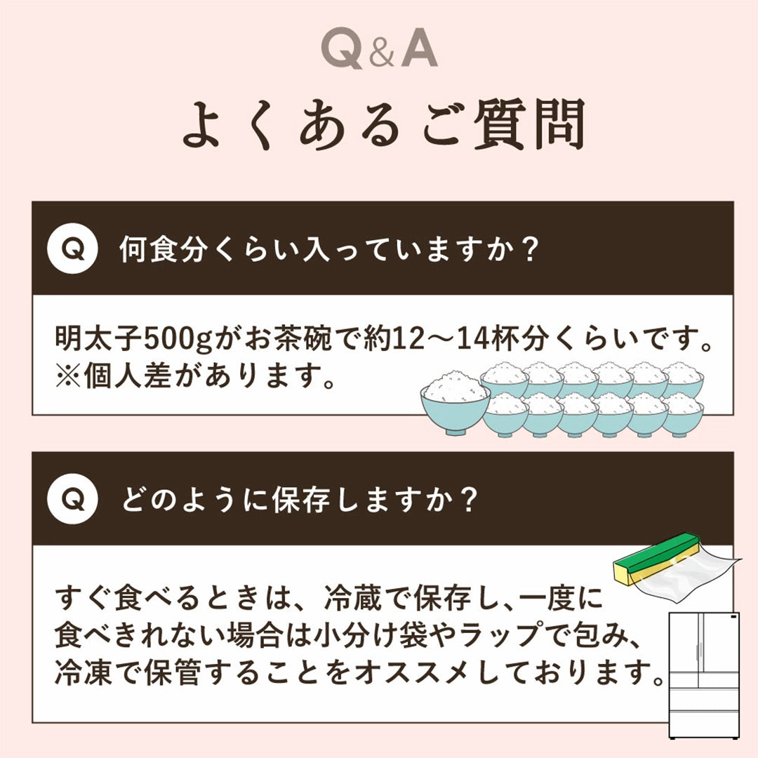 【訳あり・送料無料】大特価！無着色辛子明太子 1kg (1kg or 500g×2)（たっぷり業務用）