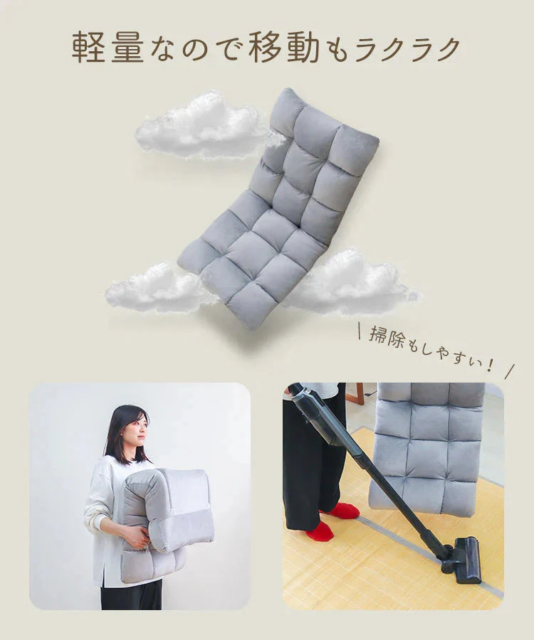 【レザー ブラック】座椅子 コンパクト リクライニング 14段ギア おしゃれ 椅子 イス フロア チェアー 座イス チェア テレワーク モダン座椅子 リクライニングチェアー リクライニング座椅子 フロアチェア リビングチェア かわいい モコモコ座イス