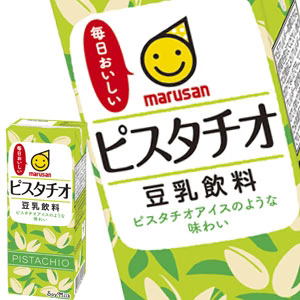 [送料無料] マルサンアイ 豆乳飲料 ピスタチオ 200ml紙パック×96本[24本×4箱]【3?4営業日以内に出荷】