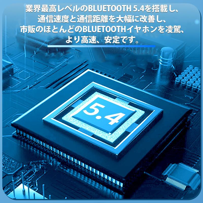 ワイヤレスイヤホン イヤホン Bluetooth5.4 3Dタッチ設計 左右耳兼用 開放型耳掛け式イヤホン TYPE-C充電 大容量バッテリー s093A(ブラック)