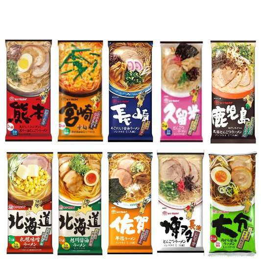 【袋麺】味のマルタイ ご当地 棒ラーメン 九州の味編 1袋2人前×12袋 24人前 詰め合わせ 関東圏送料無料