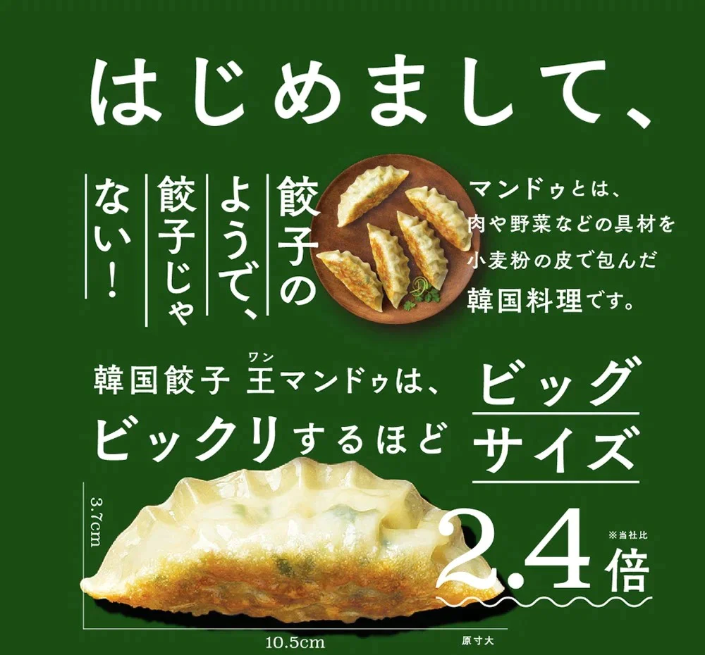 食品ロス削減！数量限定アウトレット 王マンドゥ（キムチ）350g　5袋セット（賞味期限：2023年11月23日）ビビゴ 餃子 訳あり