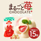 【チョコ常温販売期間終了】 チョコレート まるごと苺チョコレート 15粒入り  スイーツ チョコ ストロベリー 苺 まるごと ホワイトチョコ いちご スイーツ  贈り物 お返し