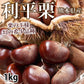 【9月下旬～10月上旬頃より順次出荷】利平栗 栗 送料無料 1kg L～2L クール便 熊本県産 幻の高級和栗 生栗 くり クリ 渋皮煮