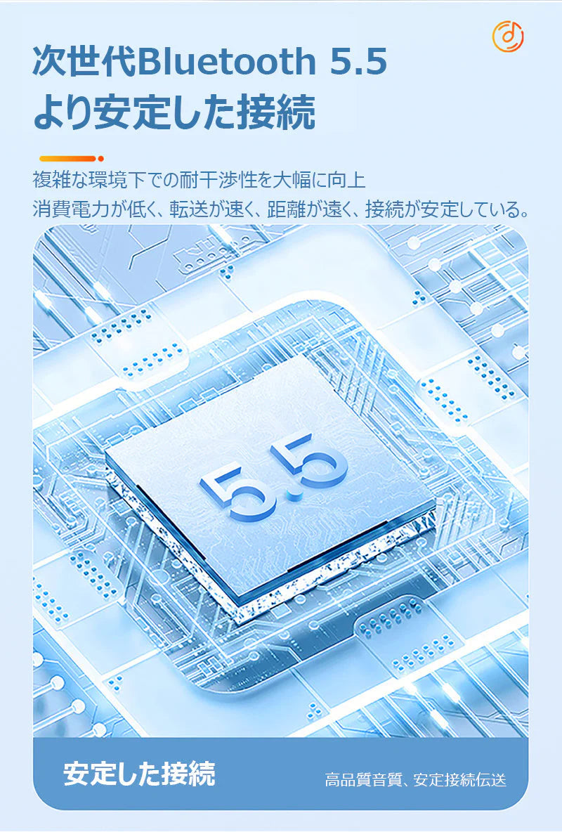 【携帯2台同時接続】ワイヤレスイヤホン 片耳 bluetooth5.5 左右耳兼用 180度回転 耳掛け式 ブルートゥースイヤホン 耳を塞がない オープン式 快適 iPhone/Android適用 ハンズフリー s134A(ブラック)