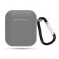 airpods1 クリア airpods2 対応 エアーポッズ エアポッツ 1/2 ケース カバー シリコン かわいい キズ防止 耐衝撃 全面保護 紛失防止 8色あり