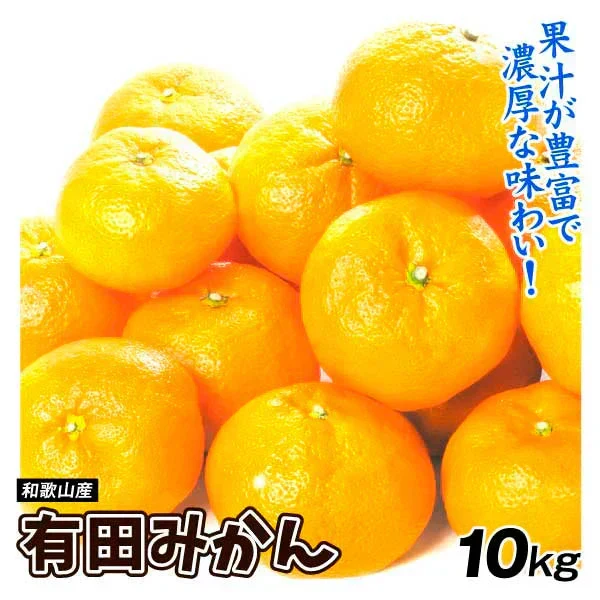 【レビュー悪】有田みかん 10kg 和歌山産 ご家庭用