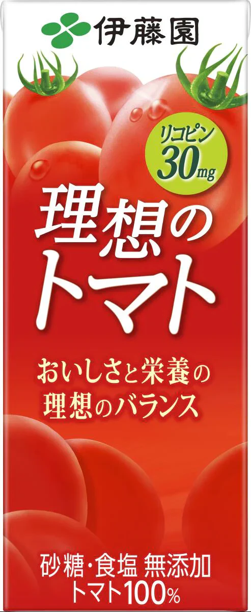 【送料無料】伊藤園 理想のトマト パック 200ml×4ケース/96本トマトジュース トマト飲料  ITOEN  とまと tomato