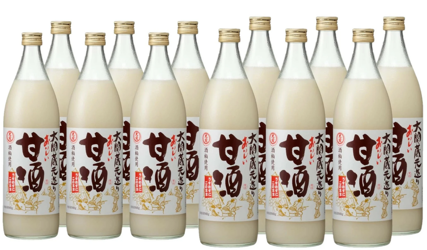 【送料無料】大関 おいしい甘酒 瓶 940ml×12本
