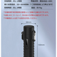 【懐中電灯＆ストラップ付き】電子ライター 無炎 LEDライト 電量表示 ノズル調整可能 TypeC充電 防風 耐風 火起こし 花火 防災グッズ 非常用 キャンプ s126A(ブラック)