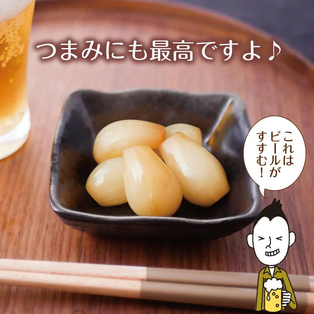日本橋いなば園 国産シャキシャキらっきょうたまり漬け 140g ネコポス メール便送料無料