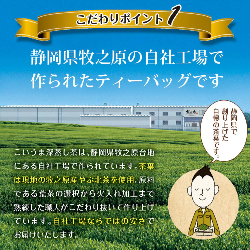 日本橋いなば園 こいうま深蒸し茶ティーバッグ ペットボトル用 3g×20包 メール便送料無料 水だし 水出し茶 ギフト おくりもの 贈り物 プレゼント お礼 香典返し お礼 贈答 内祝い 母 手土産 贈物 煎茶 還暦祝い 茶匠庵 結婚祝い 誕生日
