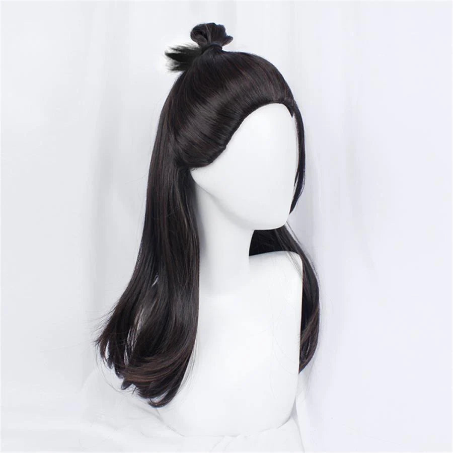 コスプレ 夏油傑 かつら カツラ 変装用ウィッグ コスチューム小物 パーティー 仮装 クリスマス ハロウィン 文化祭 お祭り 学園祭 cosplay wig (夏油傑)