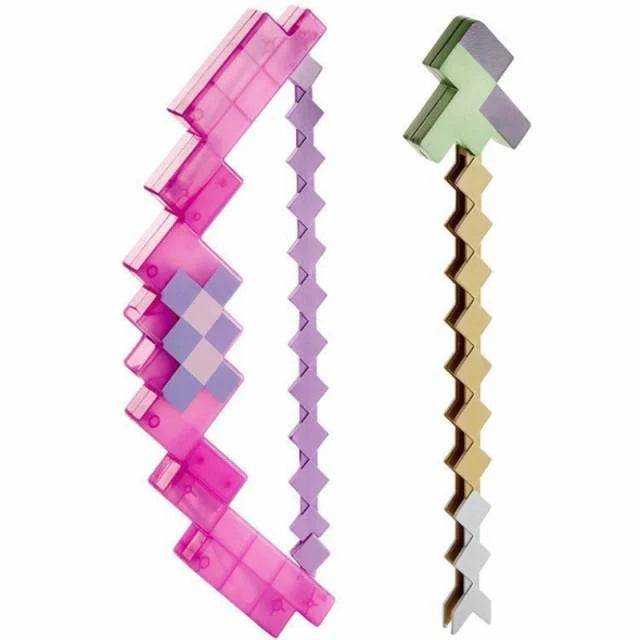 当日発送 エンチャントされた弓矢 弓矢 エンチャント弓矢 マイクラ 弓矢おもちゃ 子供のおもちゃを撮影ゲームのロールプレイング 男の子ギフト w340B(パープル)