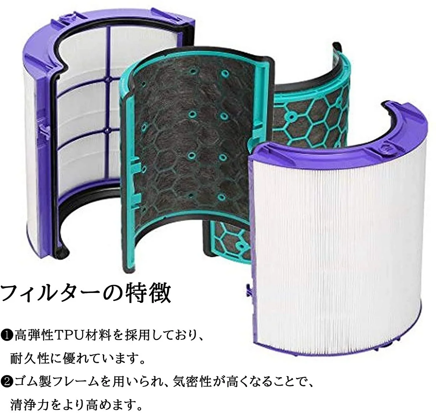 ダイソン dyson 交換用フィルター　DP04  TP04  HP04  TP05  HP05　空気清浄器 ファン 空気清浄機用フィルター グラスHEPAフィルター 　活性炭フィルター　送料無料
