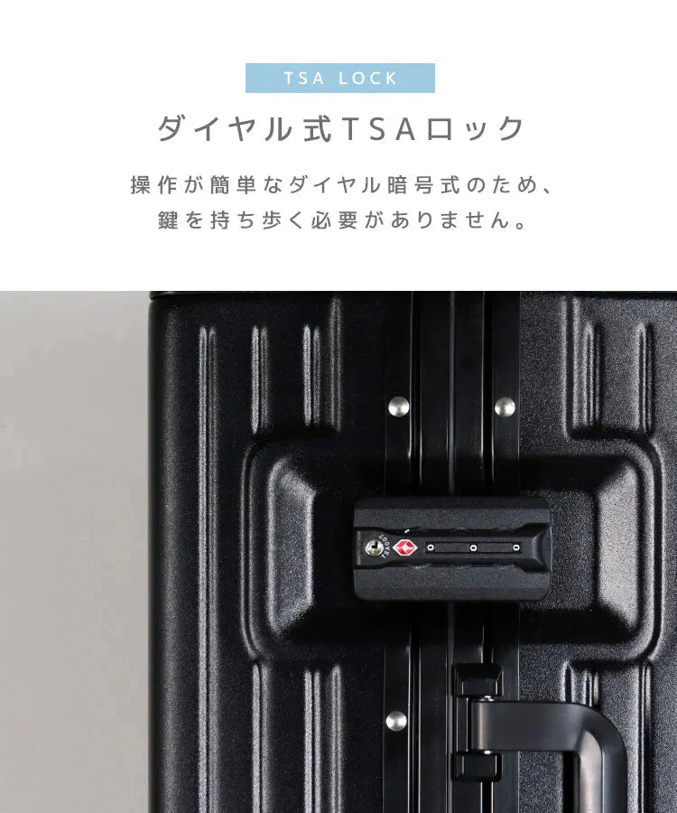 【ブラック】【Mサイズ】スーツケース フロントオープン USBポート Mサイズ キャリーバッグ 軽量 キャリーケース TSAロック おしゃれ 多機能 旅行かばん 旅行 修学旅行 4泊 5泊 6泊