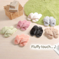 【ホワイト　S】スリッパ ルームシューズ あったか もこもこ 子供 ムートン 冬用メンズ レディース かわいい 可愛い フェイクファー 冬 おしゃれ 暖かい ふわふわ 室内履き 冷え対策 送料無料 新生活 プレゼント