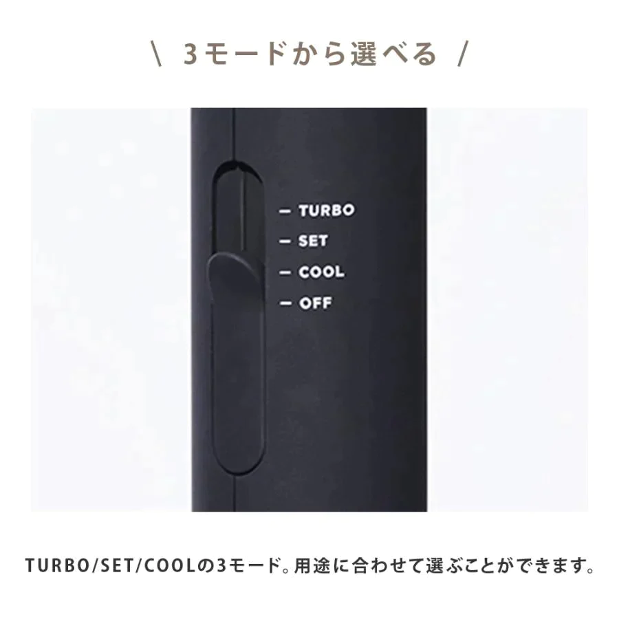 SALONIA スピーディーイオンドライヤー ホワイト