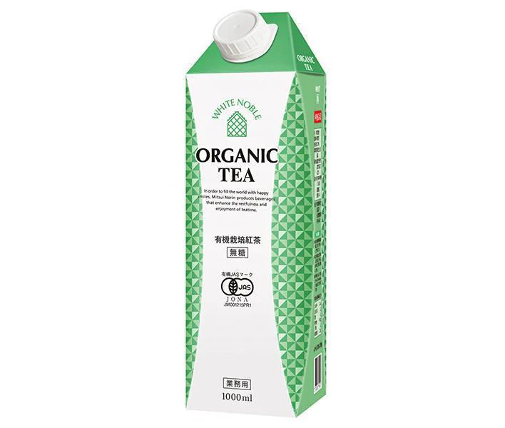 【送料無料】三井農林 有機栽培紅茶 1000ml 1L×6本