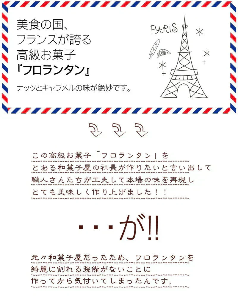 和菓子屋さんが作った カチ割りフロランタン 240gx2袋