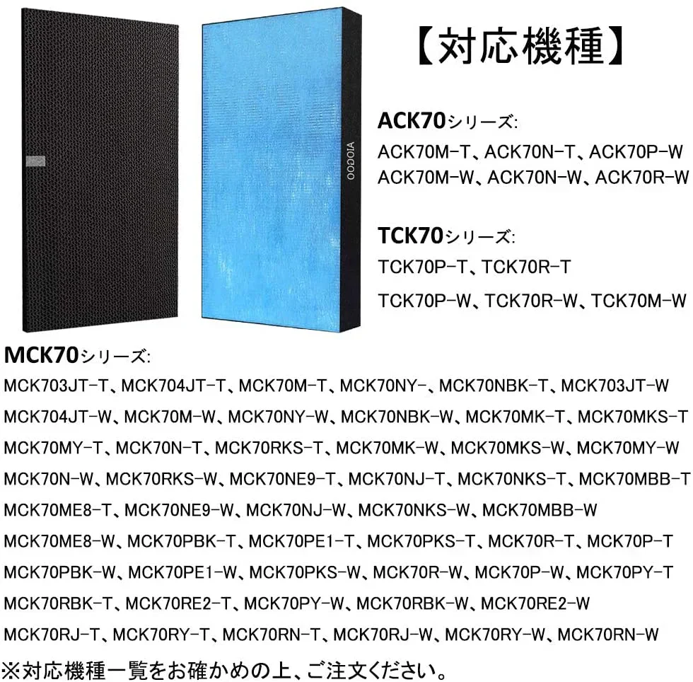 【全て日本国内発送】ダイキン KAFP029A4 集塵フィルター 静電HEPAフィルター kafp029a4 脱臭フィルター 2074191 DAIKIN加湿空気清浄機用 集じん 脱臭 フィルターセット 互換品(2枚セット)