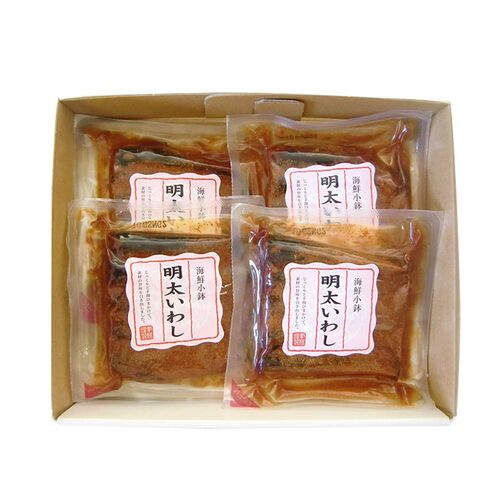 【終売】いわし明太の柔らか甘露煮 100g×4