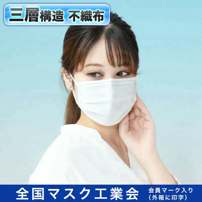 不織布マスク 360枚 30枚×12箱セット ノーズフィット 全国マスク工業会 レック マーク入り 99％カット【最安値に挑戦】