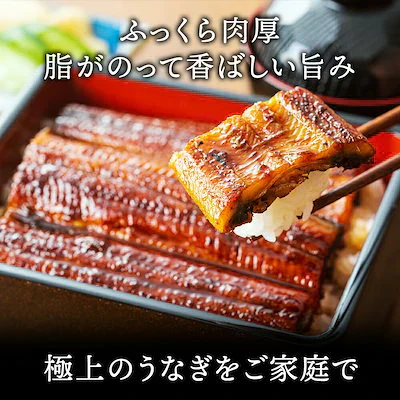 【国産】特大うなぎの蒲焼き 200g×2尾　うなぎ 鰻 丑の日