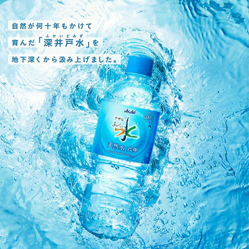 【1ケース】 24本 アサヒ おいしい水 六甲 天然水 600ml PET