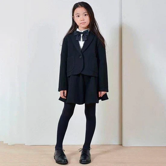 120cm 女の子 スーツ フォーマル ダブルフェイスガールズスーツ(上下組) ジェネレーター 入学式 子供服 子供服 女